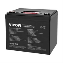 12,8V 100Ah Vipow LiFePo4 akkumulátor BMS-sel