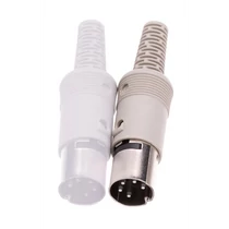 Hirschmann MAS80S DIN 8p. lengő dugó biztosítás nélkül