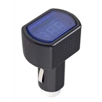 Voltméter HADEX R001 8-30VDC szivargyújtó csatlakozós