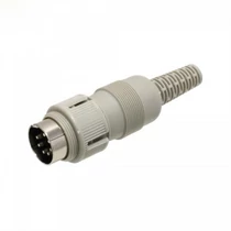 HIRSCHMANN MAS 5100 SZÜRKE DIN DUGÓ+RÖGZÍTŐ 240fok