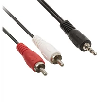 JACK 3,5 sztereó dugó - 2xRCA DUGÓ 3m