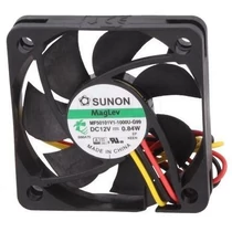 SUNON ventilátor 50x50x10 12VDC 3 vezetékes
