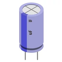 10uF 50V 105° elektrolit kondenzátor