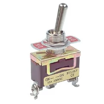 Fémkaros kapcsoló egy áramkörös, két állású ON/ON