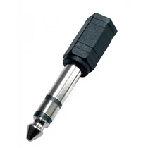 JACK 6,3 sztereó dugó-3,5 sztereó aljzat fordító adapter Müa.