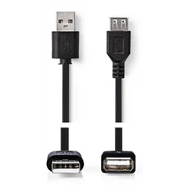 USB KÁBEL USB-A DUGÓ - USB-A ALJZAT 2m
