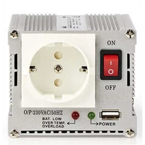FESZÜLTSÉG ÁTALAKÍTÓ 12/220V + USB150W