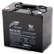12V 55Ah RITAR SAVAS, ZÁRT ÓLOMAKKUMULÁTOR