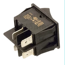 Billenő kapcsoló 30x25 két áramkörös, két állású (ON)/OFF rugós