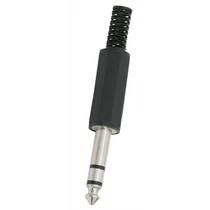 JACK 6,3 sztereó dugó műanyag ház