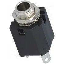 JACK 6,3 sztereó ALJZAT Műanyag ház