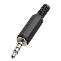 JACK 2,5 sztereó dugó 4pol.Műanyag ház