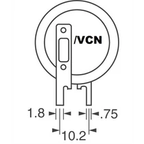 VL-2020/VCN 3V lítium akkumulátor forrfüles