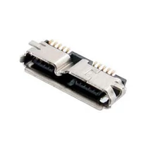 USB B 3.0 aljzat 90 fokos nyákra forrasztható