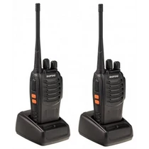 Rádiós adó-vevő pár Baofeng BF-888S PMR 4 km hatótávolságú 16 csatornás dokkoló töltővel