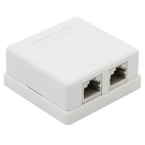 RJ45 dupla fali aljzat  CAT5e