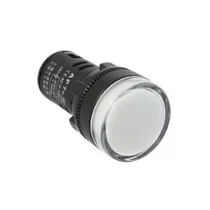 LED jelzőlámpa 230V d22mm fehér