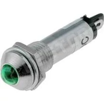 LED jelzőlámpa 12V zöld   Ø8,2mm