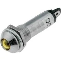 LED jelzőlámpa 12V sárga   Ø8,2mm