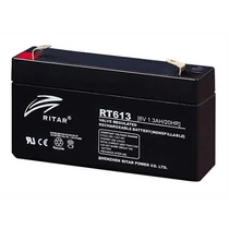 6V 1,3Ah RITAR savas, zárt ólomakkumulátor