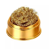 Pákatisztító réz forgács tartóban