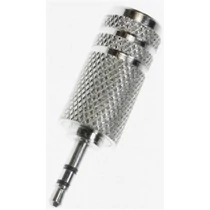 JACK 2,5 sztereó dugó - 3,5 sztereó aljzat fém adapter