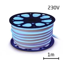 LEDSZALAG hajlékony neon 230V 120LED / m 12W / m kék (1m)