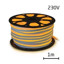 LEDSZALAG hajlékony neon 230V 120LED / m 12W / m sárga (1m)