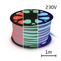 LEDSZALAG hajlékony neon 230V 60 LED / m 14,4W / m meleg RGB (1m)