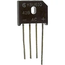 KBU610 6A/1000V Egyenirányító diódahíd