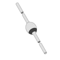 BYT42M DIÓDA 1A 1000V 200ns DOT30B