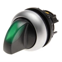 EATON M22-WLK-G 2 állású visszaállós zöld átvilágítható választókapcsoló fej