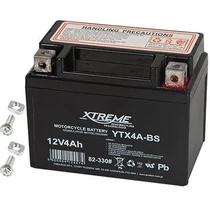 12V 4Ah SAVAS, ZÁRT ÓLOMAKKUMULÁTOR motorkerékpárhoz 