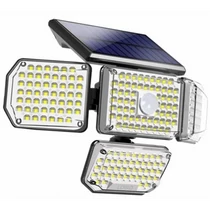 LED spotlámpa 10W mozgásérzékelővel, napelemmel 5,5V 2400mAh akkumulátorral