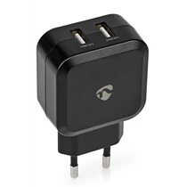 TÁPEGYSÉG 5VDC 2x2,4A USB hálózati gyorstöltő