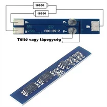 Töltésvezérlő 2db Li-Ion cellához 3A M402
