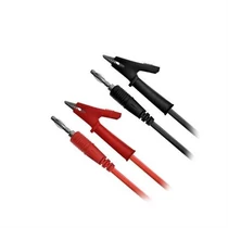 Mérőzsinór Geti GT-L06 banán dugó - mérő csipesz 1m