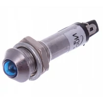 LED jelzőlámpa 12V kék   Ø8,2mm