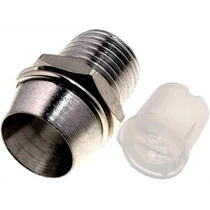 LED Foglalat 5mm króm, homorú