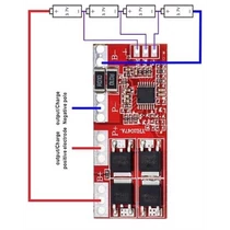 Töltésvezérlő 4db Li-Ion cellához 30A 14.4V-16.8V 50×23mm
