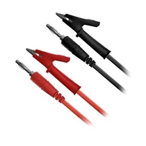 Mérővezeték pár GT-L06 banán dugó - krokodil csipesz 1m