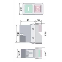 TRACON SSTM-03 Relés biztonsági kapcsoló 1 fázis 4 láb 230VAC 12A IP54