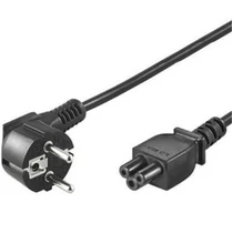 HÁLÓZATI KÁBEL 230V 2+f dugvilla -  LAPTOP C5 táp aljzat 3m