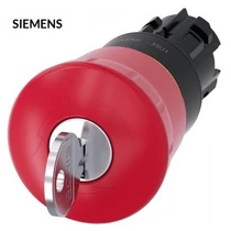 SIEMENS 3SU1000-1HF20-0AA0 kulcsos vésznyomó fej d22 40mm