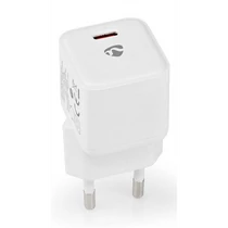 Tápegység 5VDC 3A 20W USB-C fehér (max.12V 1,67A)