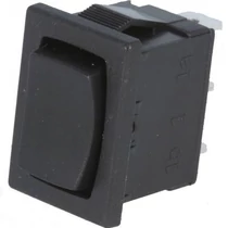 Billenő kapcsoló 20X15 egy áramkörös, három állású rugós (ON)-OFF-(ON)