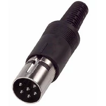 DIN 6P. Lengő DUGó