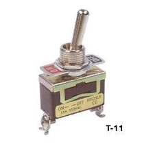 Fémkaros kapcsoló egy áramkörös, két állású ON/OFF