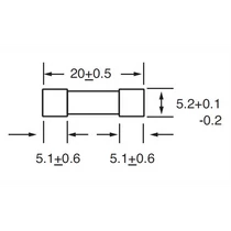 1,25A 5x20mm F biztosíték