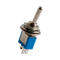 Fémkaros mikrokapcsoló egy áramkörös, két állású